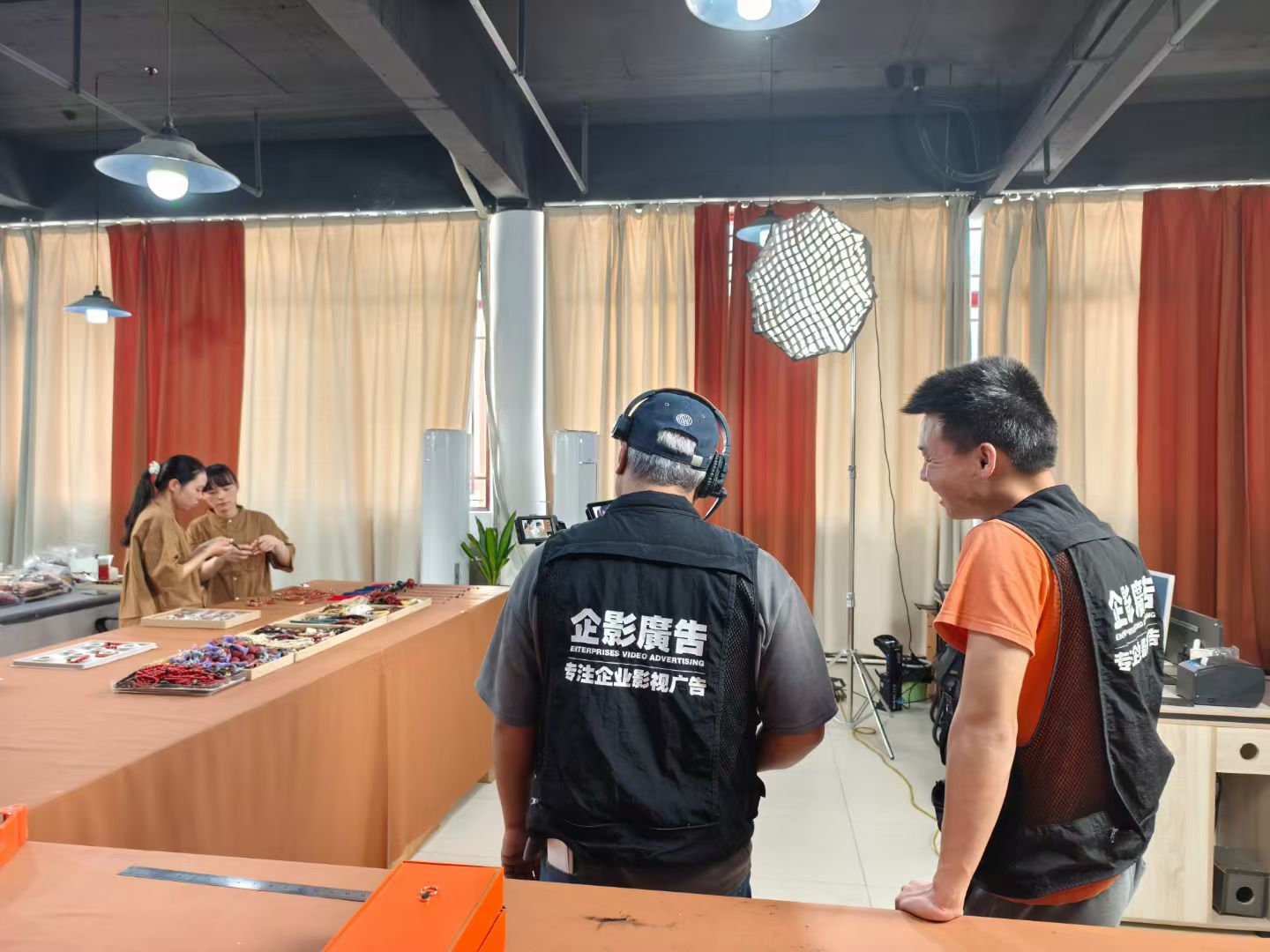 福建非遗项目宣传片拍摄现场(图1)
